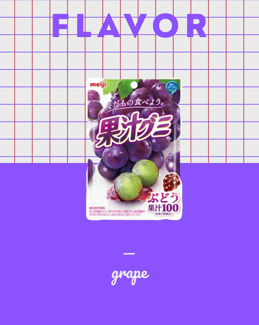 “Fruit Juice Gummies – Grape Flavor”
