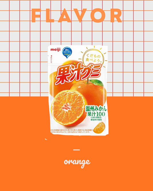 “Fruit Juice Gummies – Orange Flavor”